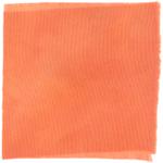 Dye mushroom: Hypomyces lactifluorum (Lobster Mushroom), Fiber: wool, Mordant: alum