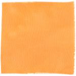 Dye mushroom: Hypomyces lactifluorum (Lobster Mushroom), Fiber: silk, Mordant: alum