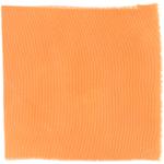 Dye mushroom: Hypomyces lactifluorum (Lobster Mushroom), Fiber: silk, Mordant: tin