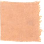 Dye mushroom: Hypomyces lactifluorum (Lobster Mushroom), Fiber: linen, Mordant: aluminum acetate